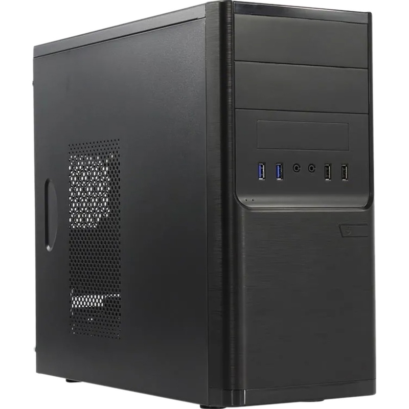 Изображение товара Корпус Powerman ES701BK MiniTower с поддержкой ATX и Micro-ATX