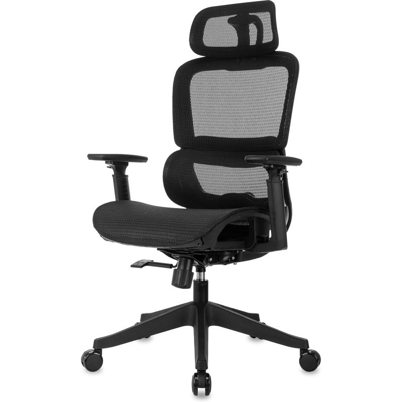 Изображение товара Офисное кресло для руководителя Бюрократ 831 чёрное с сеткой и регулировками