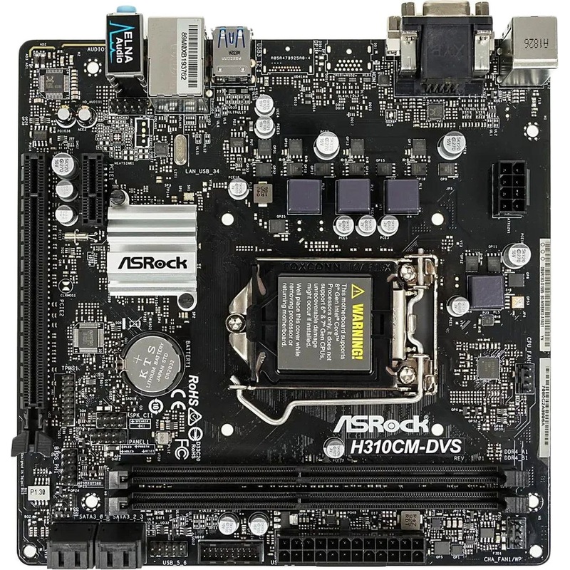 Изображение товара Уценка. Материнская плата ASRock H310CM-DVS