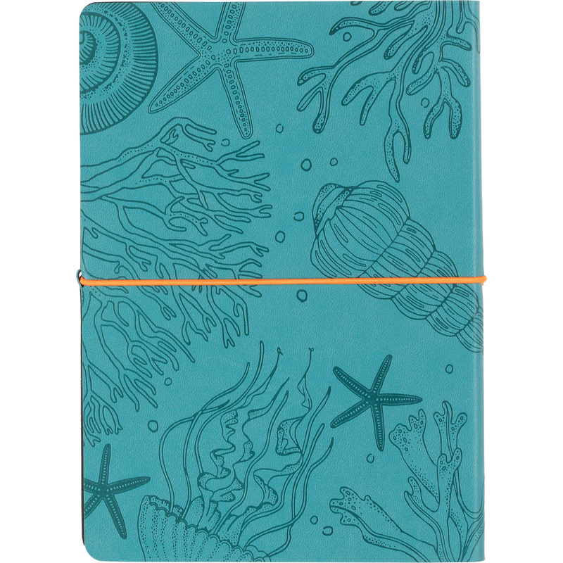 Изображение товара Блокнот Attache Морская А5 128 листов мягкий дизайн бирюзовый