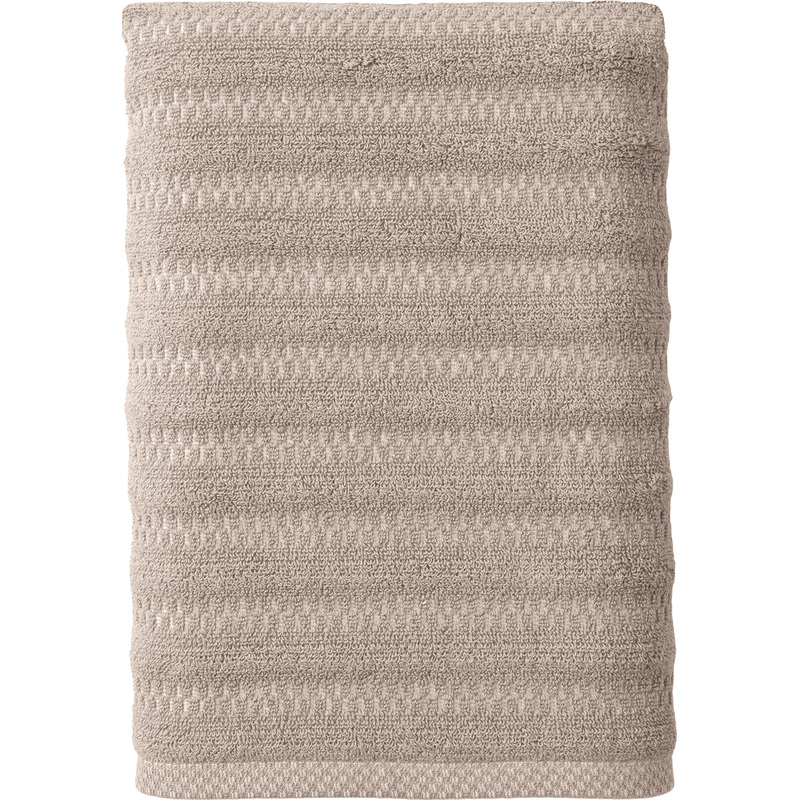 Изображение товара Махровое полотенце Wave&pixels 70x140 450 г/кв.м бежевое для дома и ухода