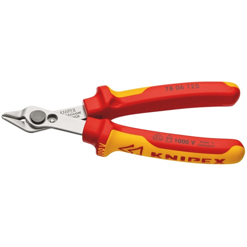 Изображение товара Бокорезы прецизионные Knipex Electronic Super Knips 125 мм диэлектрические (KN-7806125)