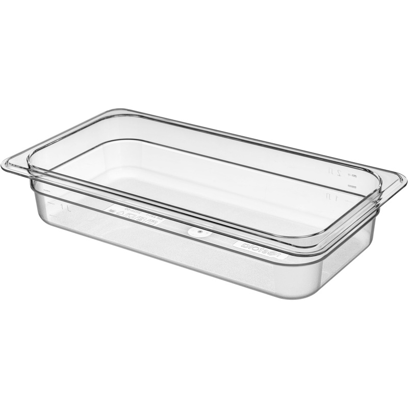 Изображение товара Гастроёмкость Restola GN 1/3 32.5х17.5х6.5 см 2.5 л поликарбонат