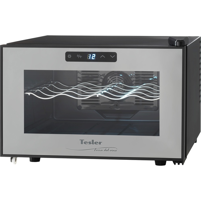 Изображение товара Винный шкаф Tesler WCH-082 чёрный 20 литров 1 камера охлаждение от +10 до +18