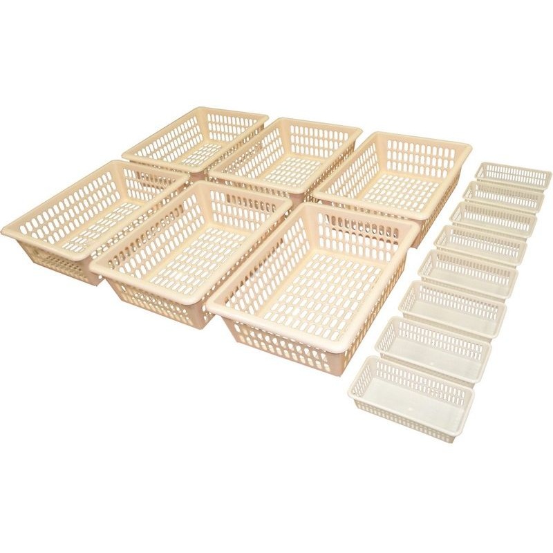 Изображение товара Набор корзинок к стеллажу М-728-2 бежевый 14 шт практичное хранение