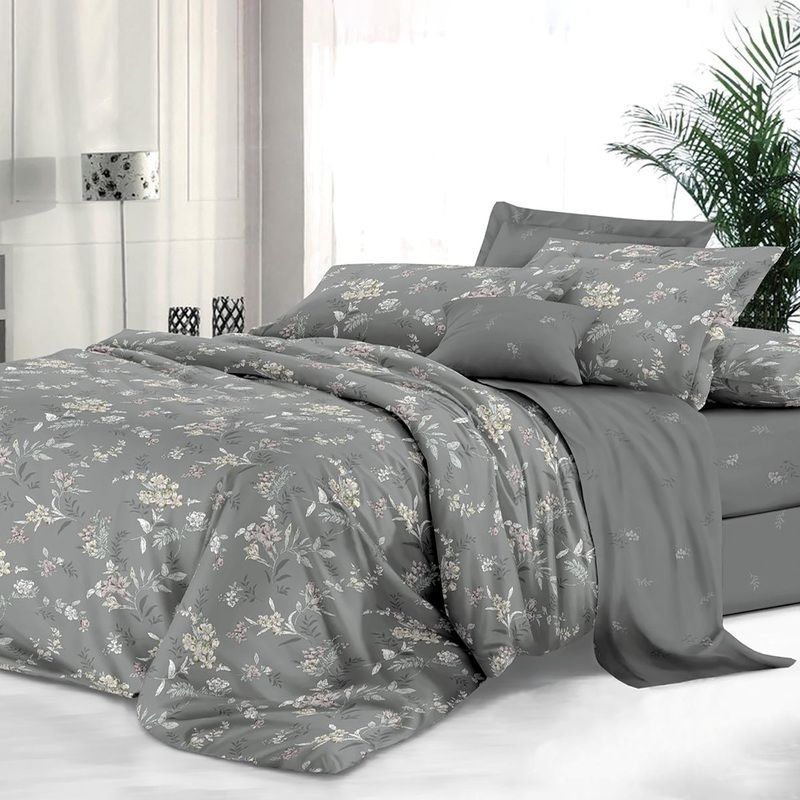 Изображение товара Комплект постельного белья Эльф Sateen De Luxe евро сатин 70x70 см (143 Валенсия)