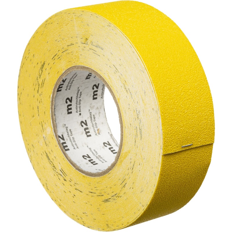 Изображение товара Лента клейкая для разметки Мельхозе жёлтая 50 мм x 18.3 м