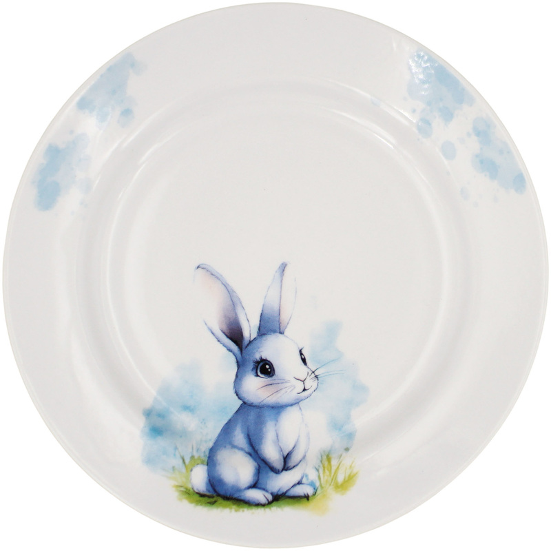 Изображение товара Фарфоровая десертная тарелка Дулевский завод 17.5 см разноцветная 25 шт в упаковке