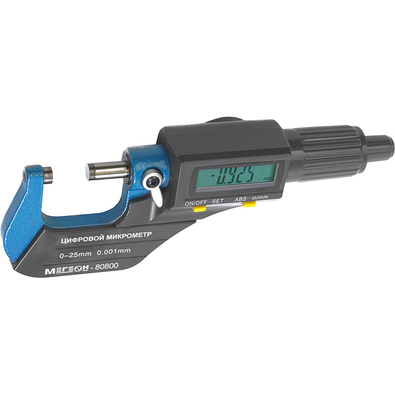 Изображение товара Микрометр Мегеон 80800 электронный 0.001 мм 25 мм