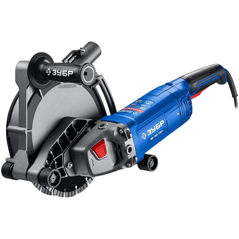 Изображение товара Штроборез Зубр ЗШ-П45-2200 ПТ мощный профессиональный инструмент для бетона