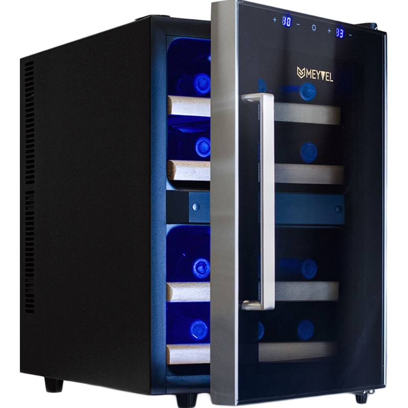 Изображение товара Винный шкаф Meyvel MV12-BF2 для хранения вина до 12 бутылок