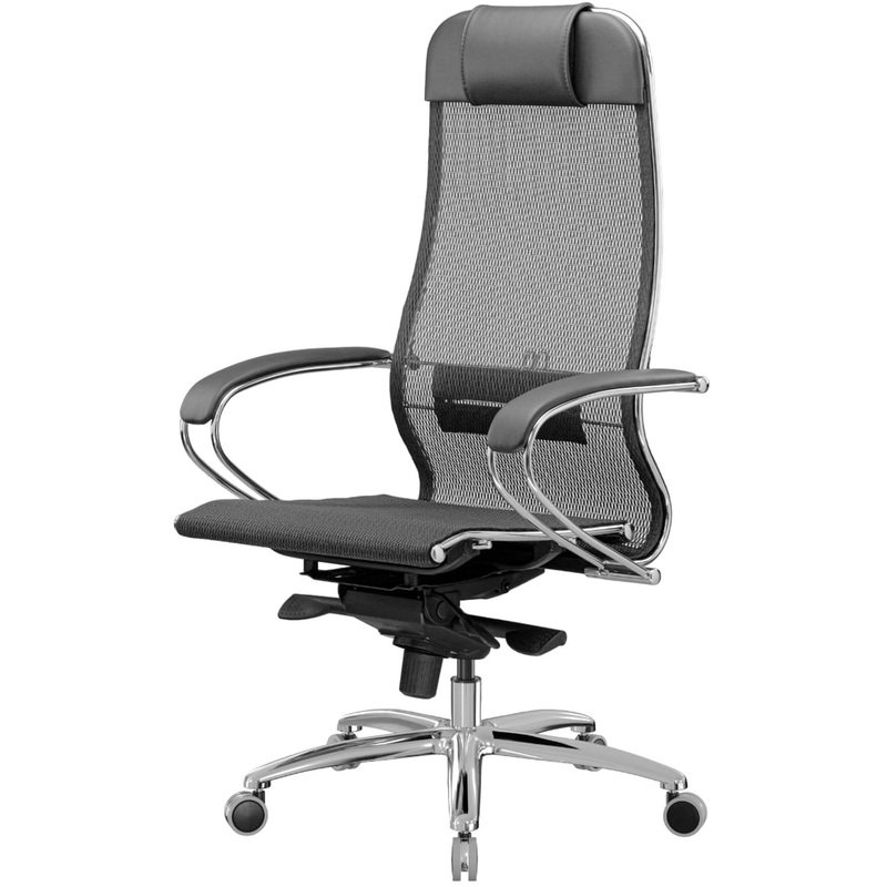 Изображение товара Кресло для руководителя Метта Samurai S-1.04 серое с механизмом Multi Block