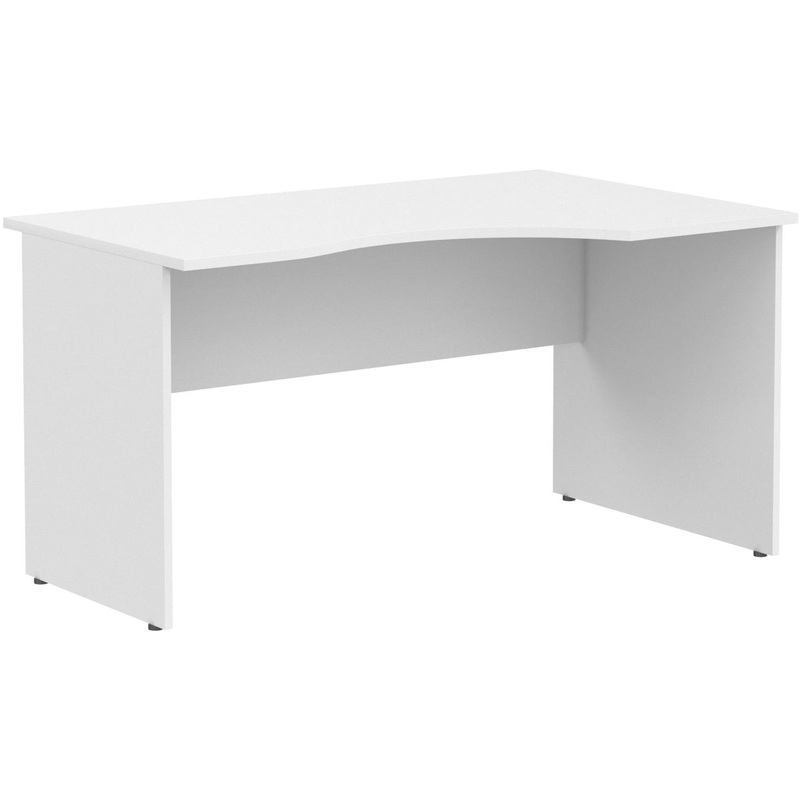Изображение товара Эргономичный белый стол Imago правый 1400х900 мм