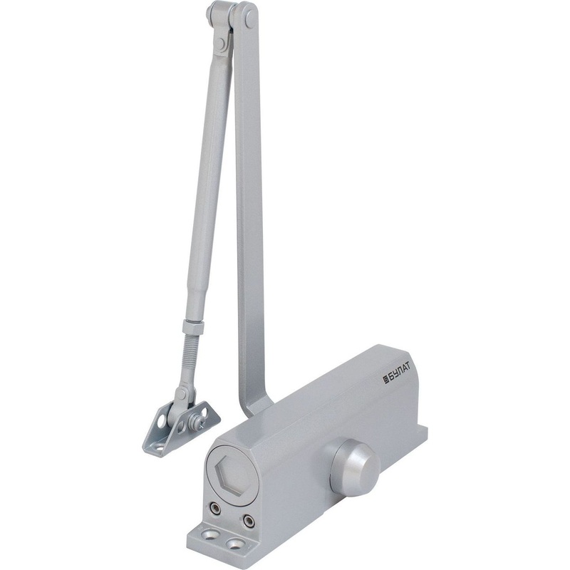 Изображение товара Доводчик дверной Булат ULTIMATE ДД-150 A-S до 160 кг серебристый