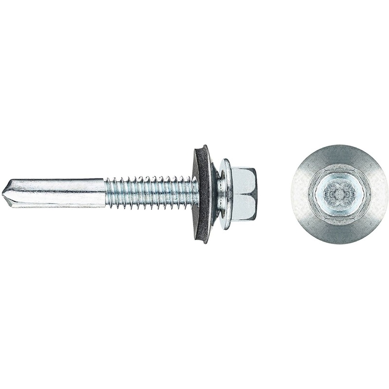 Изображение товара Саморезы по металлу Zitar 5.5х32 мм с прессшайбой и сверлом 50 шт