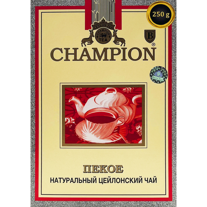 Изображение товара Чай листовой чёрный Champion Пекое 250 г