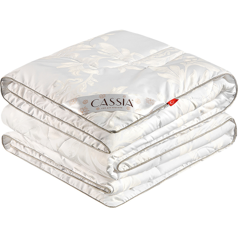 Изображение товара Одеяло евро макси Cassia Айлин 220x240 см стёганое с кантом белое