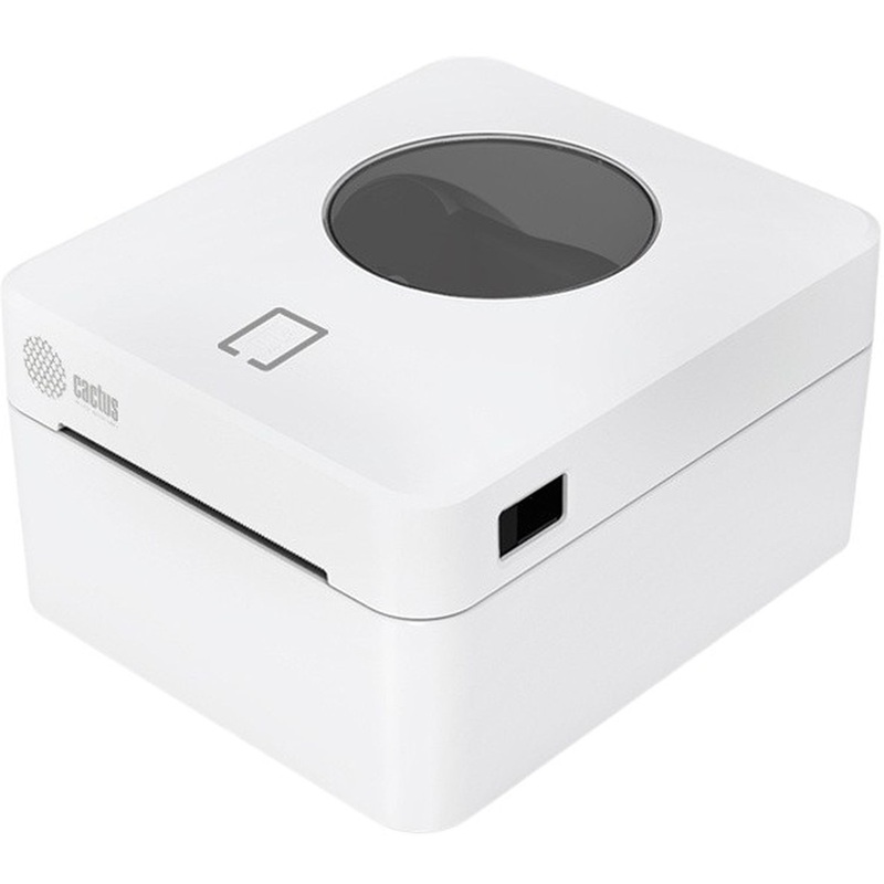 Изображение товара Термопринтер этикеток Cactus CS-TP-D410U-W настольный бестампонный для логистики