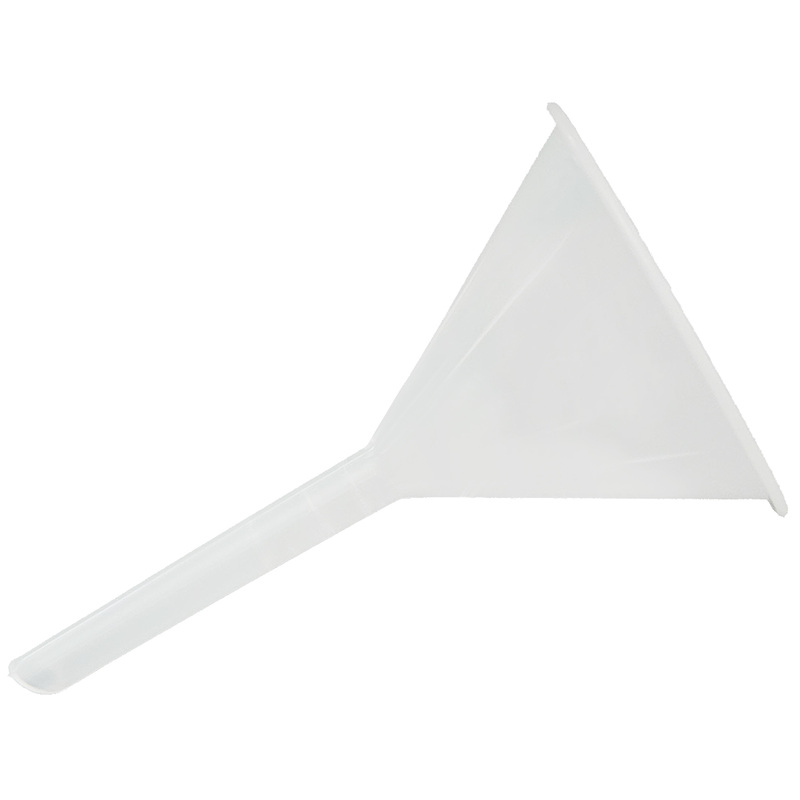 Изображение товара Лабораторная 90 мм полипропиленовая воронка для фильтрования и переливания жидкостей
