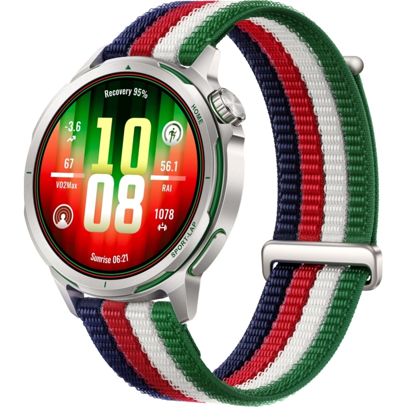 Изображение товара Умные часы Huawei Watch GT Runner 2 Racing Legend красный/зелёный ремешок (55020HJT) Изображение товара Умные часы Huawei Watch GT Runner 2 Racing Legend красный/зелёный ремешок (55020HJT)