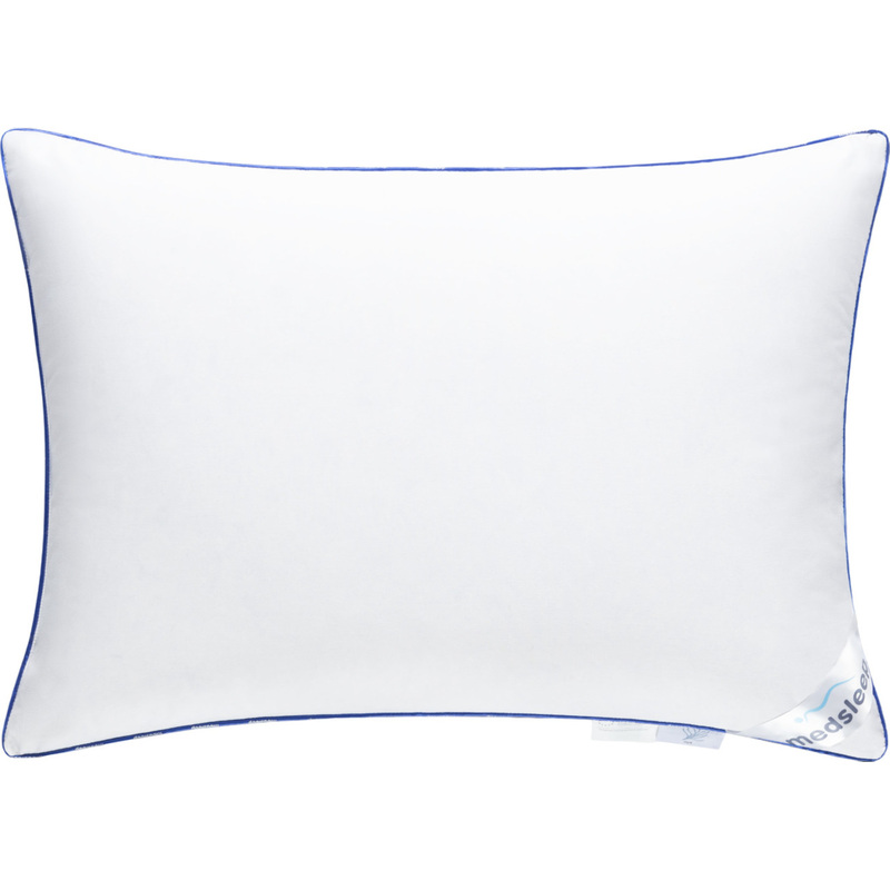 Изображение товара Подушка Medsleep Медео 50х70 см гусиный пух-перо/тик (1017.00344)