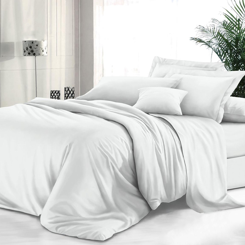 Изображение товара Постельное бельё Эльф Бриллиантовый белый евро сатин 70x70 см комплект