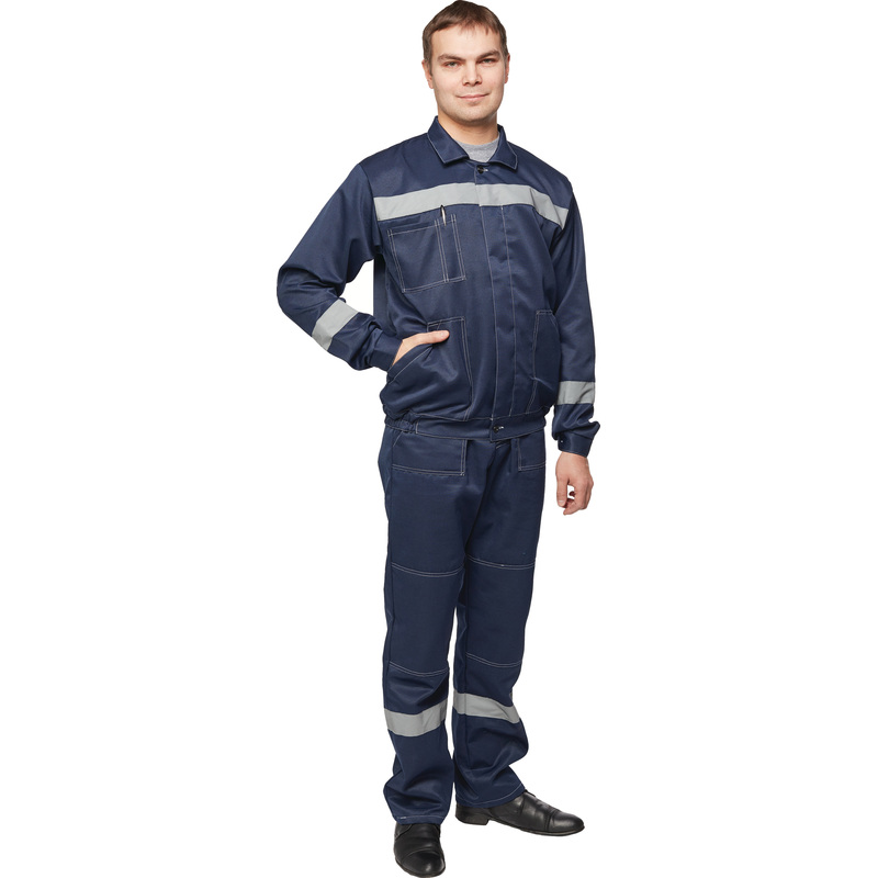 Изображение товара Костюм рабочий летний для мужчин л22-КПК синий 48-50 рост 194-200