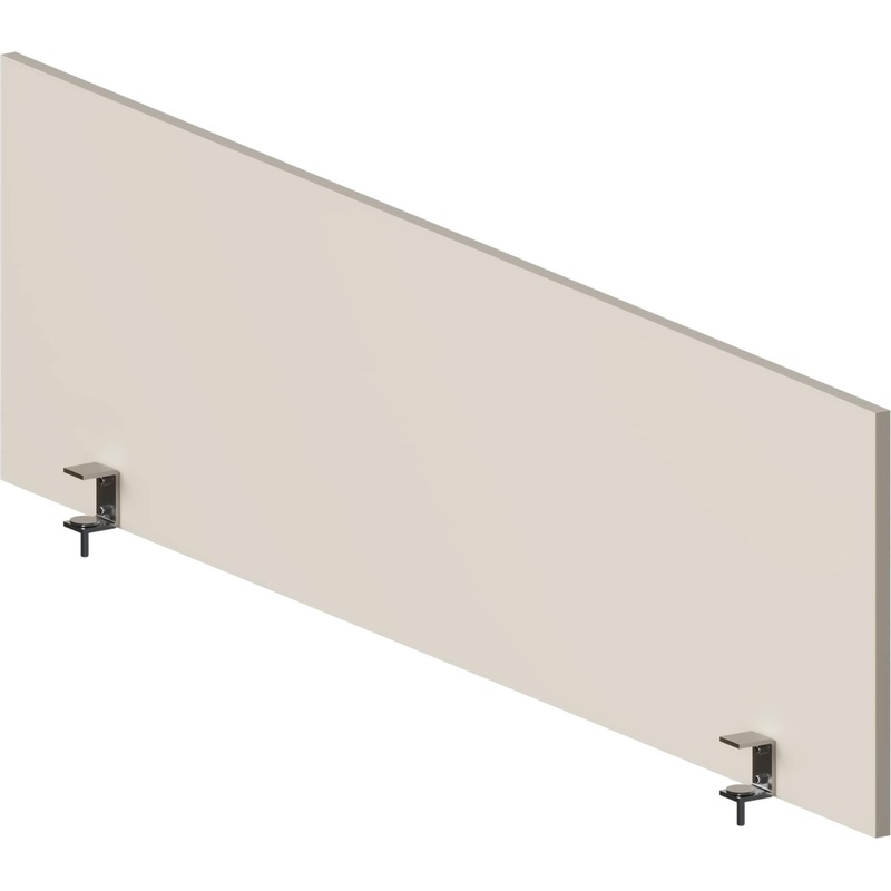 Изображение товара Экран к столу Комус Мебель (Easy to lead) Easy One с креплением фронтальный (кашемир, 1600x18х450 мм)