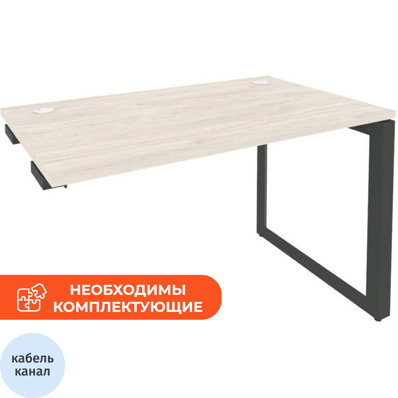 Изображение товара Стол прямой ONIX-О O.MO-SPR-2.7 1180x720x750 мм с кабель-каналом Россия