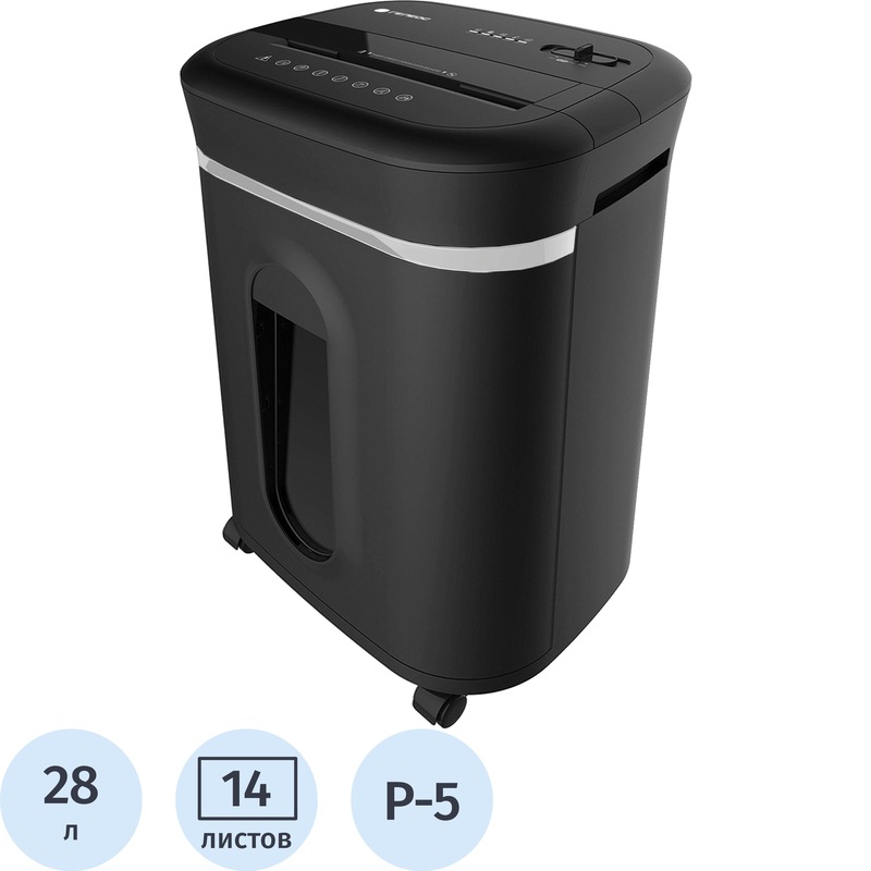 Изображение товара Шредер (уничтожитель документов) Гелеос УМ28-5 5-й уровень секретности объем корзины 28 л