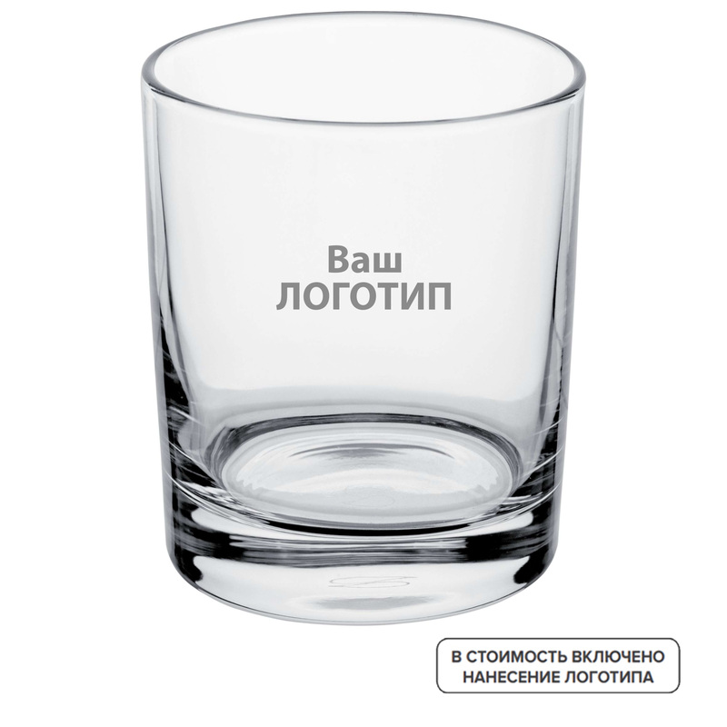 Изображение товара Стакан для виски Сиде стекло 225 мл с индивидуальной гравировкой (120 штук в упаковке)
