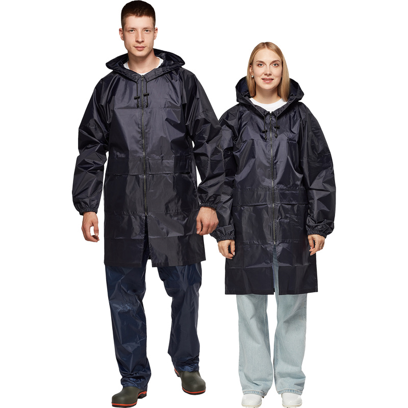 Изображение товара Плащ влагозащитный турист темно-синий размеры 52-54 универсальный