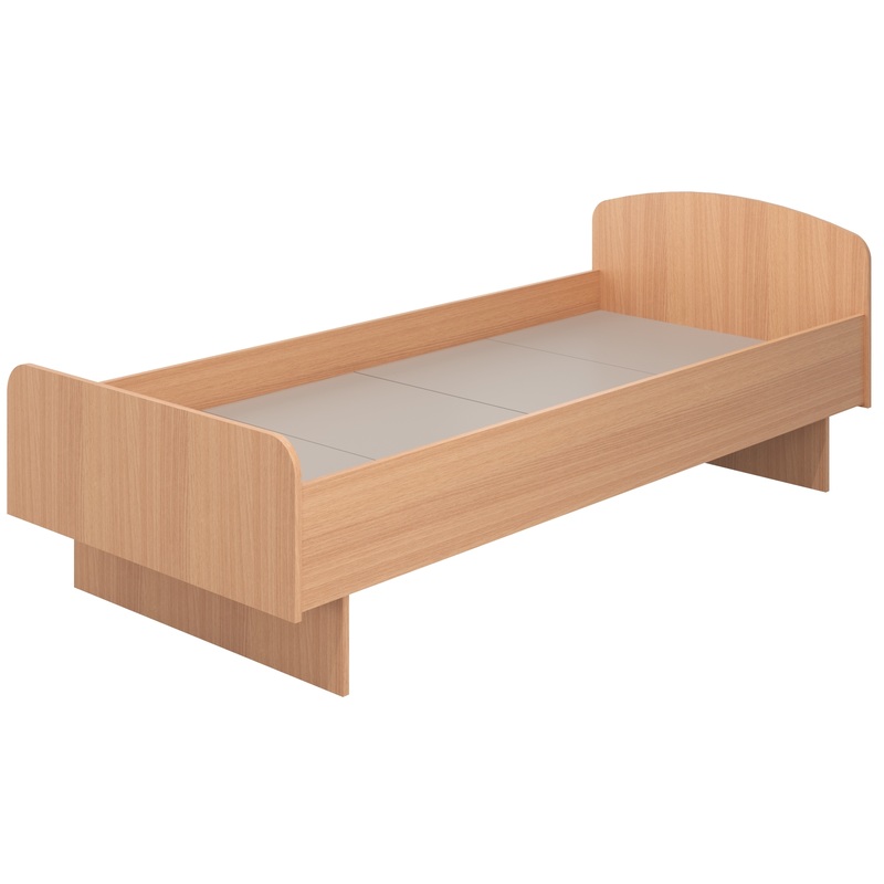 Изображение товара Кровать односпальная КР04.10 из ЛДСП для общежитий