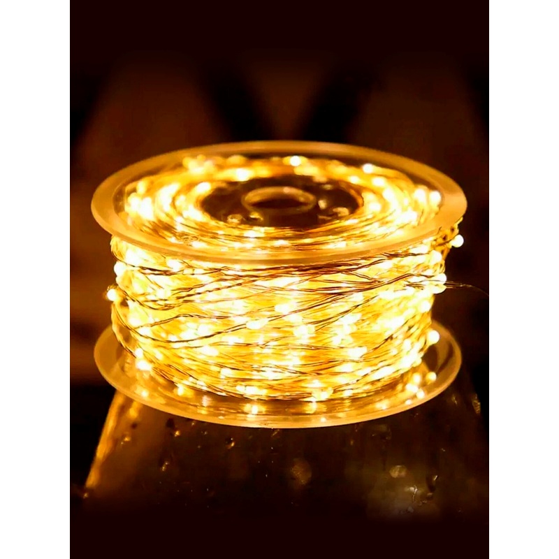 Изображение товара Электрогирлянда Magic Time 100м 1000 LED тёплый белый свет IP44 Питание 220В