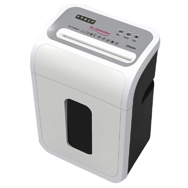 Изображение товара Уцененный уничтожитель документов Gladwork Dream P-20CD с корзиной 20 л 4 уровень