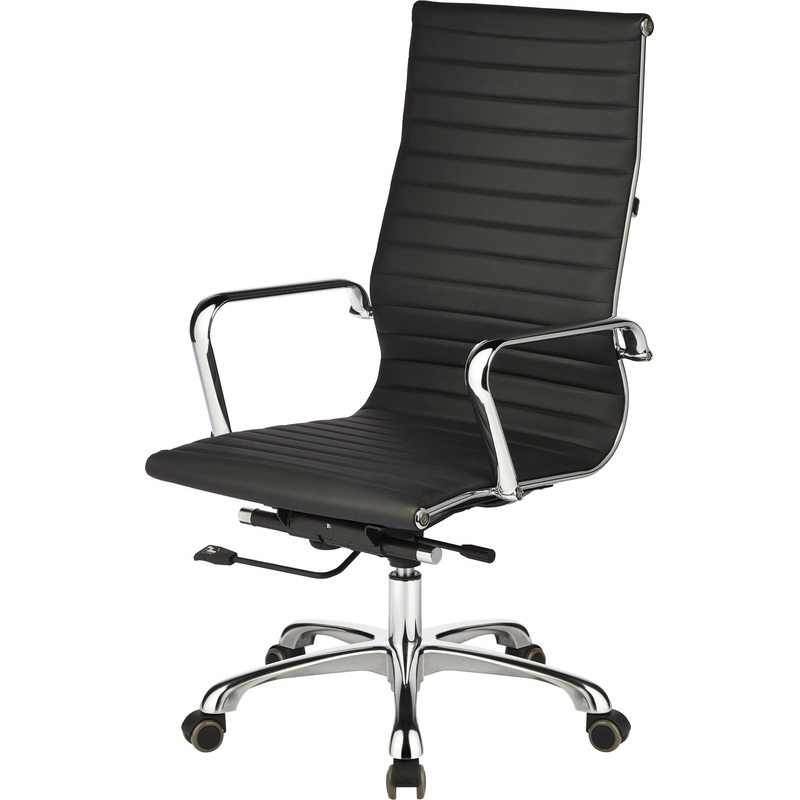 Изображение товара Офисное кресло руководителя Easy Chair EChair-705 TPU черное искусственная кожа металл