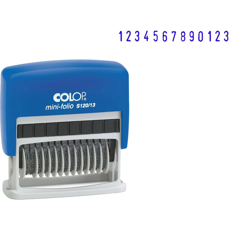 Изображение товара Ручной нумератор Colop S120/13 13-разрядный для документов и артикулов