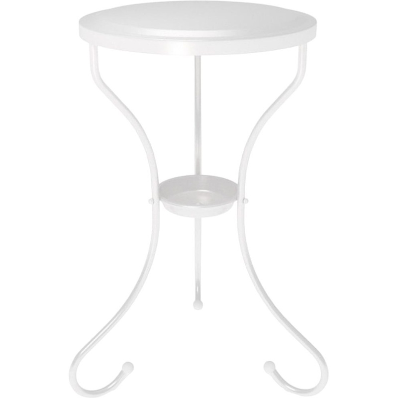 Изображение товара Журнальный стол Sheffilton SHT-CT10-1 белый муар 470х470х520 мм