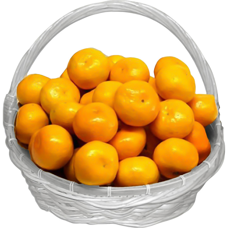Изображение товара Подарочная фруктовая корзина Мандариновая 5 кг