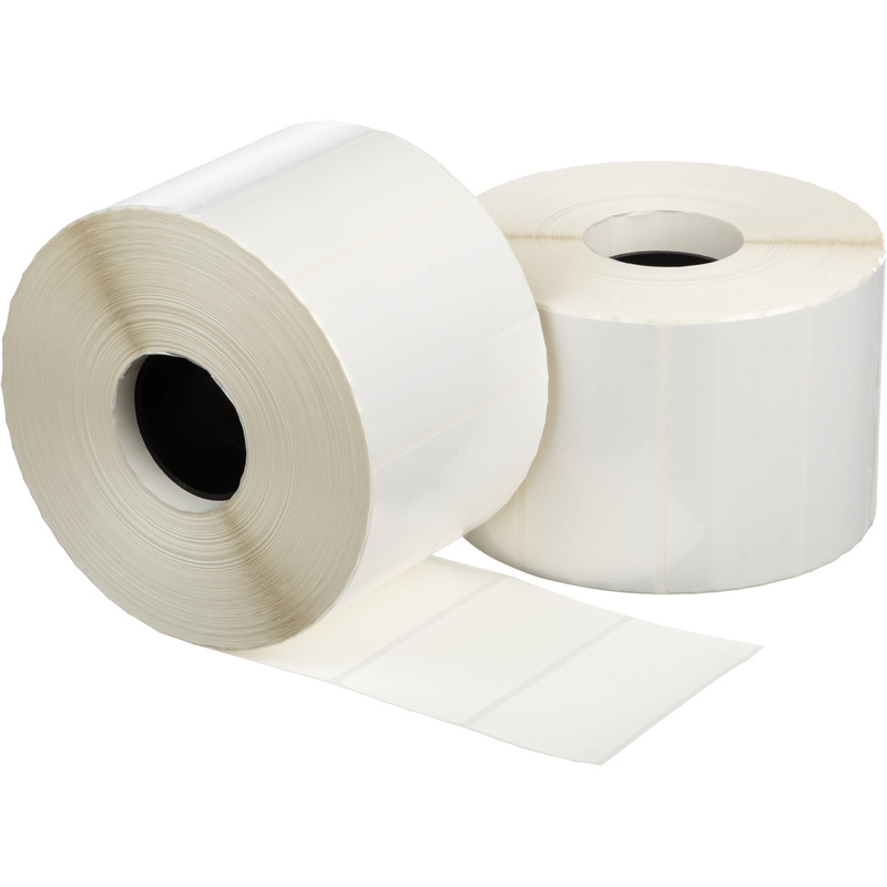 Изображение товара Термотрансферные этикетки 40x80 мм полипропиленовые глянцевые 12 рулонов по 2000 шт