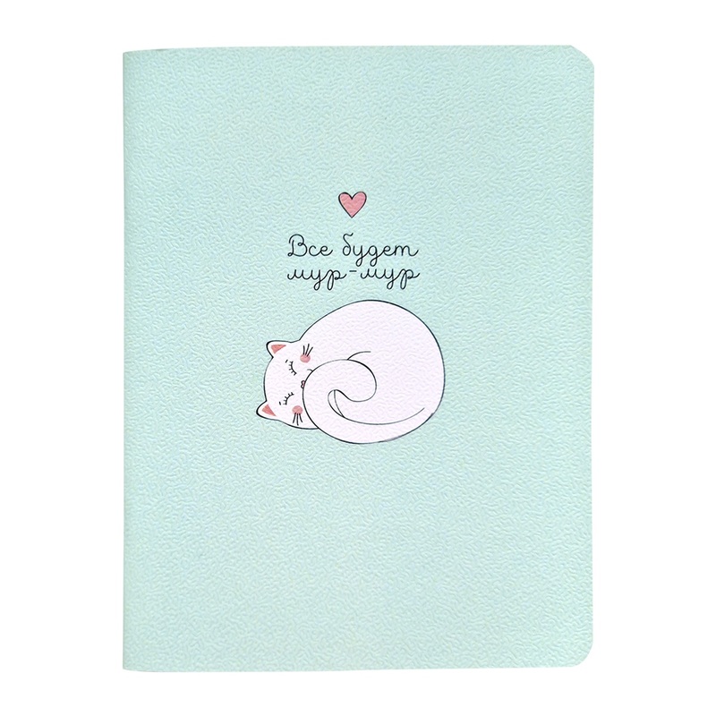 Изображение товара Блокнот Be Smart Mur-mur Кот А6 32 листа голубой в клетку