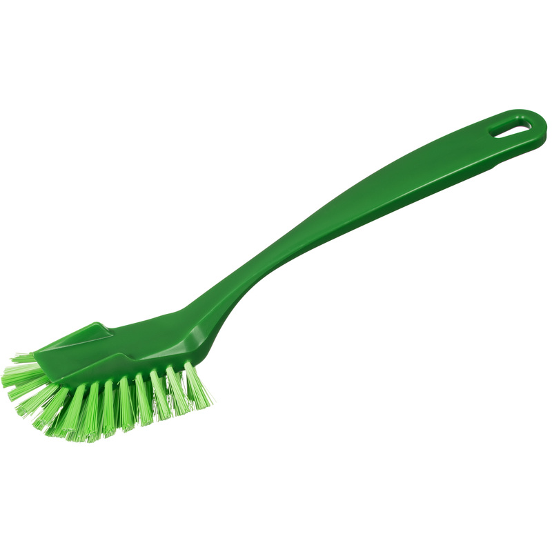 Изображение товара Щётка для мытья посуды FBK средней жёсткости 255 мм зелёная