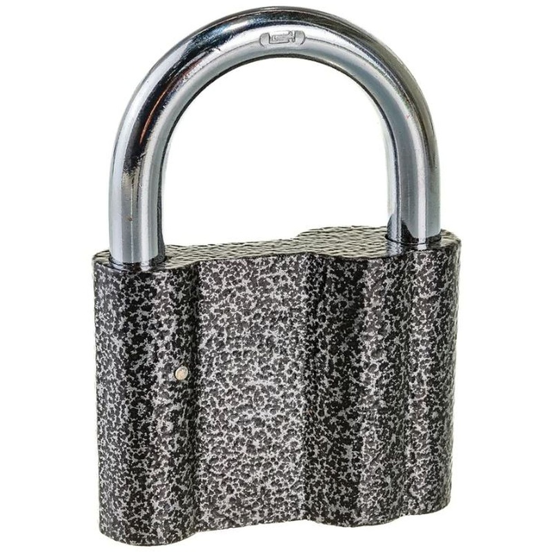 Изображение товара Навесной замок Сибртех ЗН2-М1 80 мм прочный металлический корпус