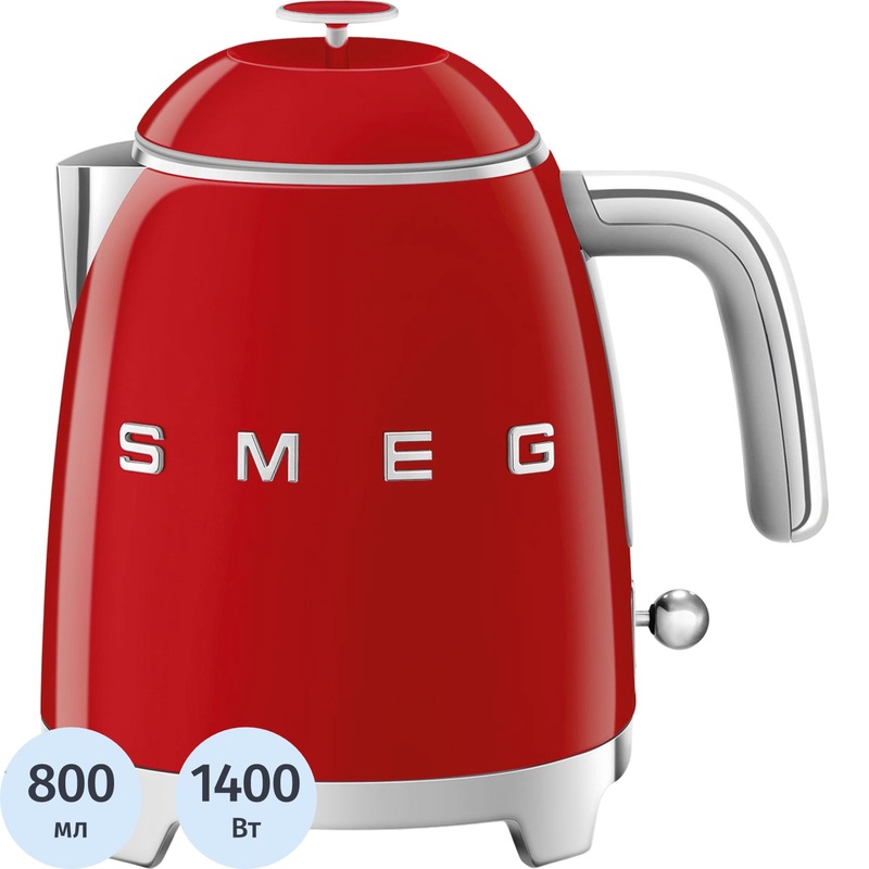 Изображение товара Электрический чайник Smeg KLF05RDEU красный