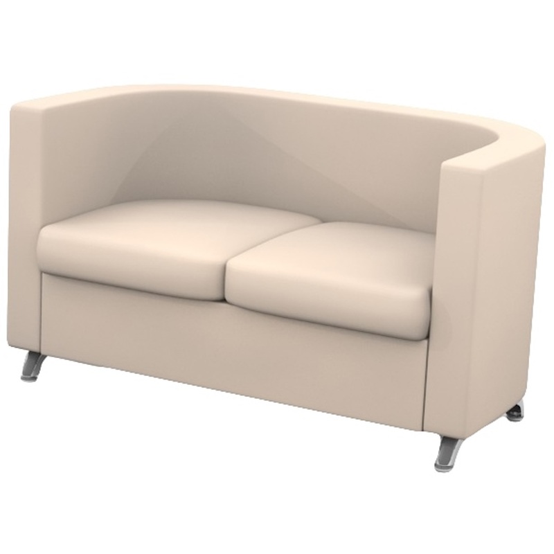 Изображение товара Диван двухместный Эрго Ecotex 3015 светло-бежевый искусственная кожа