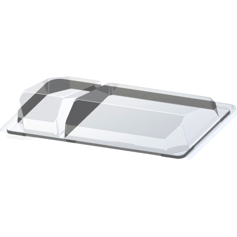 Изображение товара Крышка для контейнера Кадо-Прим КД 009 прозрачная (195х106 мм 1000 штук в упаковке)