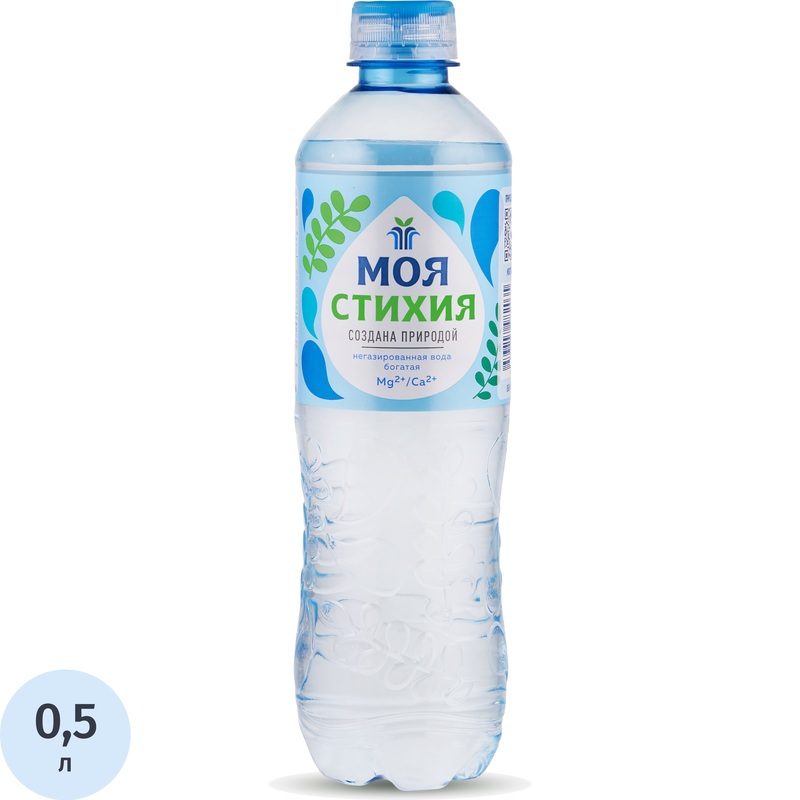 Изображение товара Вода минеральная Моя стихия столовая негазированная 0.5 л