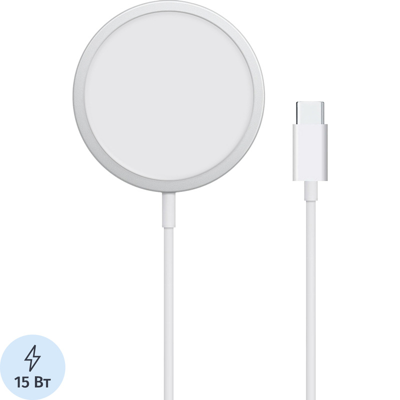 Изображение товара Беспроводное зарядное устройство Pero TC07 15 Вт белое быстрый зарядка