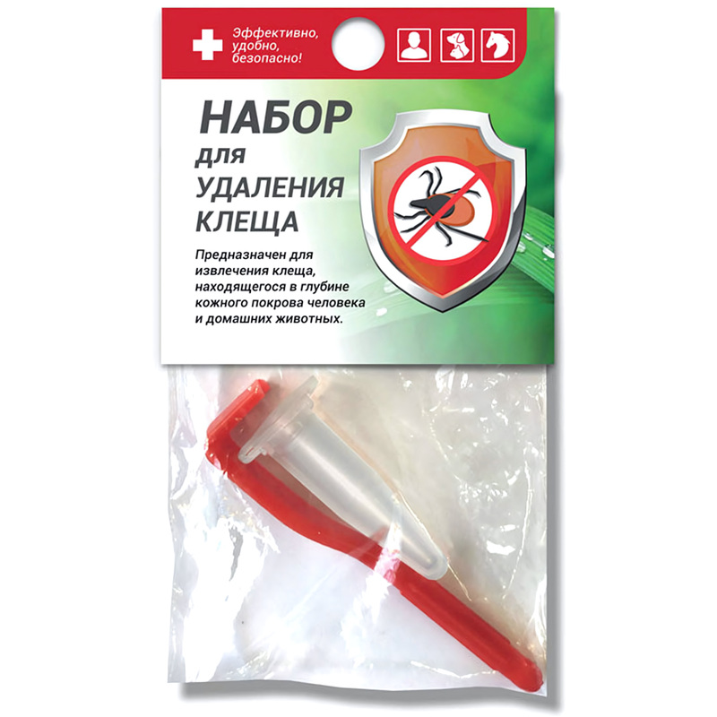 Изображение товара Набор для удаления клеща ФЭСТ гиппер-пакет для безопасного извлечения