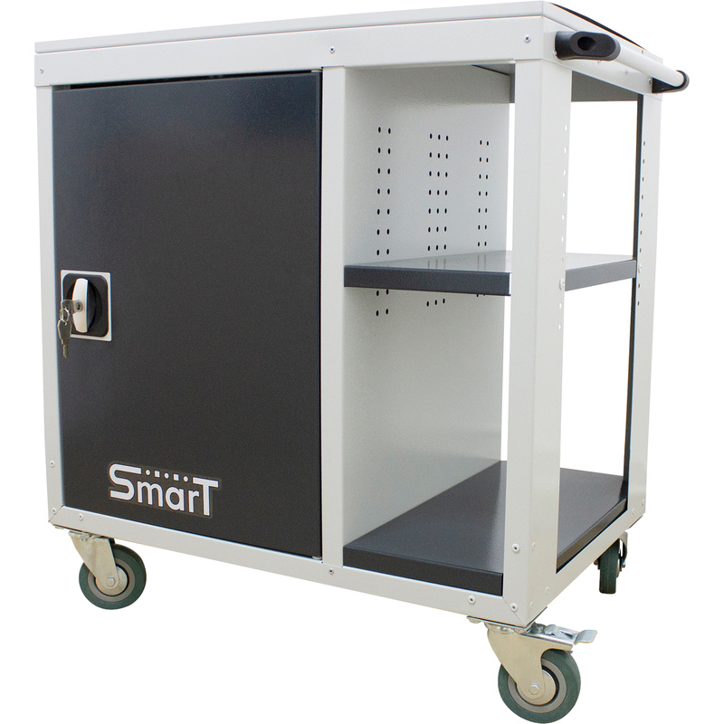 Изображение товара Тумба Smart 1М с лотком (серая/темно-серая, 740х500х815 мм)